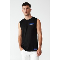 Canterbury Bankstown Bulldogs Muscle Tank Singlet Short NRL Rugby League By Bleacher Athletic