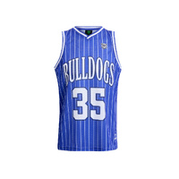 Canterbury Bankstown Bulldogs Men's Basket Singlet NRL Rugby League By Bleacher Athletic