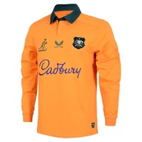 Wallabies Australia 2026 Men's Home Classic Long Sleeve Shirt Rugby Union By Castore