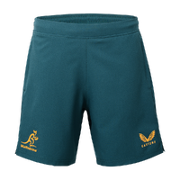 Wallabies Australia 2026 Men's Performance Woven Short Green Rugby Union By Castore