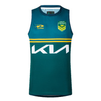 Australia Kangaroos 2026 Rugby League World Cup Men's Pro Training Singlet NRL By Classic