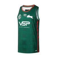 South Sydney Rabbitohs 2026 Men's Green Training Singlet NRL Rugby League By Classic