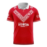 Tonga 2026 Rugby League World Cup Kids Home Jersey Football By Dynasty