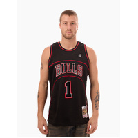 Chicago Bulls Derrick Rose Energy Swingman Jersey NBA Basketball By Mitchell & Ness