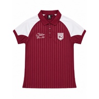 Queensland Maroons Men's Shaped Panel Poly Polo Shirt State of Origin NRL Rugby League By NAR