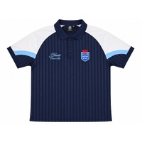 NSW Blues Men's Shaped Panel Poly Polo Shirt State of Origin NRL Rugby League By NAR