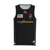 Perth Bears 2027 Men's Black Training Singlet NRL Rugby League By New Balance