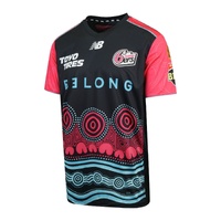 Sydney Sixers Big Bash Kids First Nations Indigenous Playing Tee Shirt by New Balance