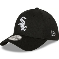 Chicago White Sox Black Cap With White Logo 39THIRTY Stretch Fit By New Era