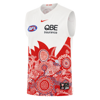 Sydney Swans 2026 Men's Indigenous Jersey AFL Football Guernsey By Nike