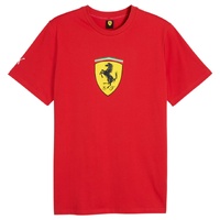 Scuderia Ferrari Men's Rosso Corsa Shield Tee Shirt Motor Sport By Puma