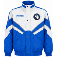 Canterbury Bankstown Bulldogs Men's Vintage Retro Winter Jacket NRL Rugby League By Tidwell