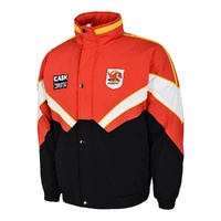 Western Reds Men's Vintage Retro Winter Jacket NRL Rugby League By Tidwell