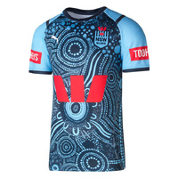 NSW Blues 2024 Men's State of Origin Indigenous Training Jersey NRL Rugby League by Puma