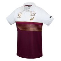 Brisbane Broncos 2025 Men's Premiership Polo NRL Rugby League by Asics