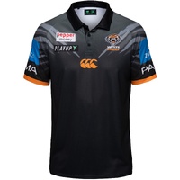 Wests Tigers 2026 Men's Media Polo Shirt NRL Rugby League by Canterbury