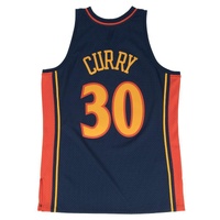 Golden State Warriors Steph Curry 30 Road 2009-10 Hardwood Classics Swingman Jersey by Mitchell & Ness