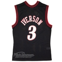 Philadelphia 76ers Allen Iverson 3 Road 2000-01 NBA Hardwood Classics Swingman Jersey by Mitchell & Ness