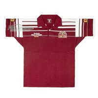 Queensland Maroons 1995 State of Origin NRL Vintage Retro Heritage Rugby League Jersey Guernsey