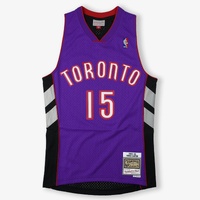 Toronto Raptors Vince Carter 15 Road 1990-00 Hardwood Classics Swingman NBA Jersey by Mitchell & Ness