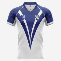 Canterbury Bulldogs Men's Home Supporter Jersey NRL Rugby League by Burley Sekem