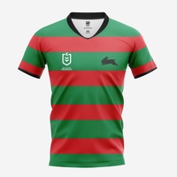 South Sydney Rabbitohs Kids Home Supporter Jersey NRL Rugby League by Burley Sekem