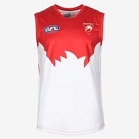Sydney Swans Men's Home Supporter Jersey AFL Guernsey by Burley Sekem