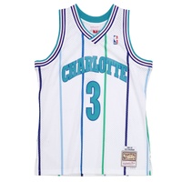 Charlotte Hornets Rex Chapman 1988-89 Hardwood Classics Swingman NBA Road Jersey by Mitchell & Ness