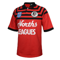 North Sydney Bears 1991 NRL Vintage Retro Heritage Rugby League Jersey Guernsey By Tidwell
