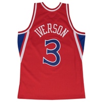 Philadelphia 76ers 1996-97 Allen Iverson Hardwood Classics Swingman Jersey by Mitchell & Ness