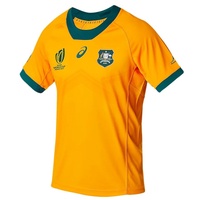 Wallabies Official RWC23 World Cup 2023 Mens Replica Home Jersey Rugby Union by Asics
