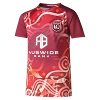Queensland Maroons 2023 Kids State of Origin Indigenous Jersey NRL Rugby League by Puma