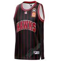Illawarra Hawks 2023/24 Authentic Crew Neck Mens Home Jersey NBL Basketball by Champion