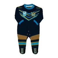 Gold Coast Titans Original Footysuit Romper Kids Baby Infants Suit