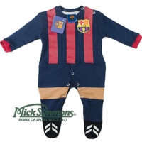 FC Barcelona Original Infant Footysuit Romper Kids Baby Infants Suit