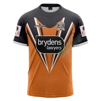 Wests Tigers 2024 Men's Run Out T-Shirt NRL Rugby League by Steeden