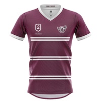 1 Manly Sea Eagles Men's Home Supporter Jersey NRL Rugby League by Burley Sekem