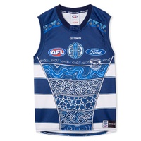 Geelong Cats 2024 Men's Indigenous Jersey AFL Guernsey by Cotton On