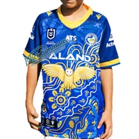 Parramatta Eels 2024 Kids Indigenous Jersey NRL Rugby League by Macron