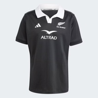 All Blacks 2024/25 Mens AEROREADY Home Jersey Rugby Union by adidas