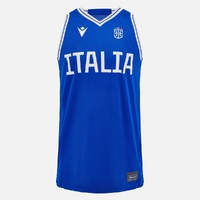 Italy National Mens 2024/25 Basketball Training Singlet by Macron