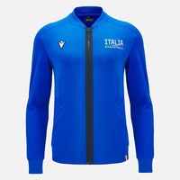 Italy National Mens 2024/25 Basketball Travel Jacket by Macron