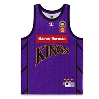 Sydney Kings 2024/25 Kids Crew Neck Home Jersey NBL Basketball by Champion