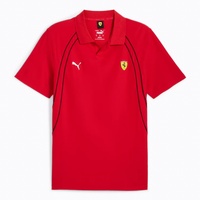 Scuderia Ferrari Race Men's Race Polo Rosso Corsa by Puma