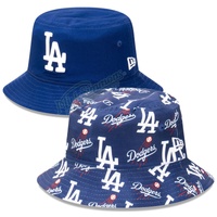 Los Angeles Dodgers Official Team Color Reversible Bucket Hat by New Era