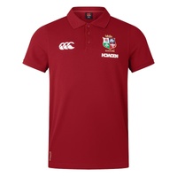 British & Irish Lions 2025 Tour Official Mens Pique Polos Polo by Canterbury