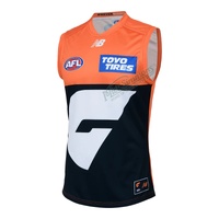 GWS Giants 2025 Men's Home Jersey AFL Guernsey by New Balance