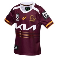Brisbane Broncos 2025 Kid's Home Jersey NRL Rugby league by Asics