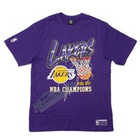 Los Angeles Lakers Champions Vintage NBA Adult T-Shirt by Mitchell & Ness