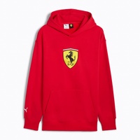 Scuderia Ferrari Race Big Shield Mens Hoodie Rosso by Puma